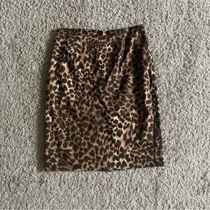 Leopard Print Women's Skirt